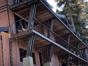 6 truckee ca balcony structual steel